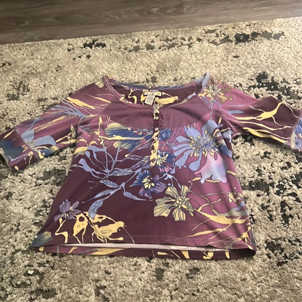 Caribbean Joe Women's Shirt - Size Small - Island Comfort